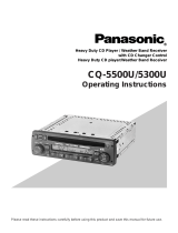 Panasonic CQ5500U Operating instructions