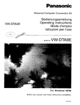 Panasonic VWDTA9E Operating instructions