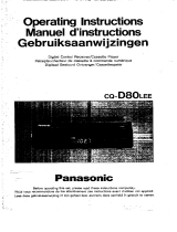 Panasonic CQD80L Operating instructions