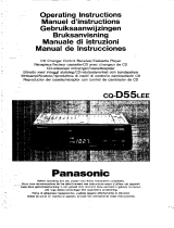 Panasonic CQD55L Operating instructions