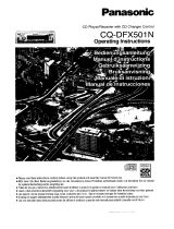 Panasonic CQDFX501 Operating instructions