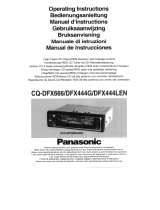 Panasonic CQDFX444 Operating instructions