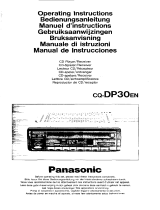 Panasonic CQDP30E Operating instructions