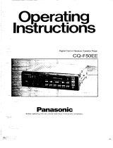 Panasonic CQF50E Operating instructions