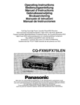 Panasonic CQFX95 Operating instructions