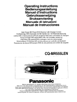 Panasonic CQMR555LEN Operating instructions