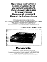 Panasonic CQRD10E Operating instructions