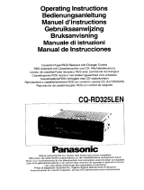 Panasonic CQRD325LEN Operating instructions