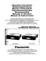Panasonic CQRD55 Operating instructions