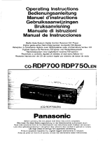 Panasonic CQRDP75OL Operating instructions