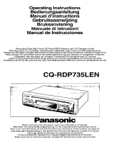 Panasonic CQRDP735L Operating instructions