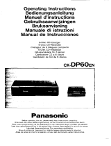 Panasonic CXDP60E Operating instructions