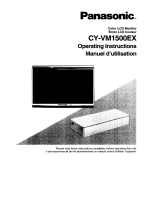 Panasonic CYVM1500EX Operating instructions