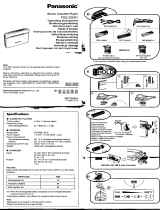 Panasonic RQSX91 Operating instructions