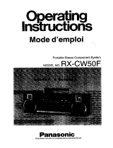 Panasonic RXCW50 Operating instructions