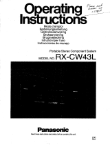 Panasonic RXCW43 Operating instructions
