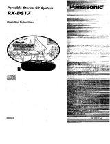 Panasonic RXDS17 Operating instructions