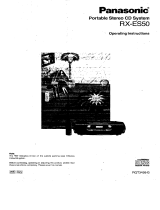 Panasonic RXES50 Operating instructions