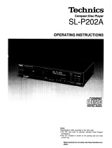Panasonic SLP202 Operating instructions