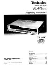 Panasonic SLP3 Operating instructions