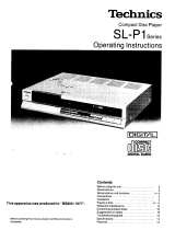 Panasonic SLP1 Operating instructions
