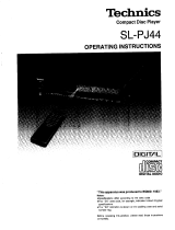 Panasonic SLPJ44A Operating instructions