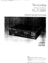 Panasonic SLPJ26 Operating instructions