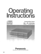 Panasonic SLPJ325A Operating instructions
