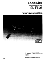 Panasonic SLPK25 Operating instructions