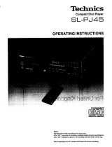 Panasonic SLPJ45 Operating instructions