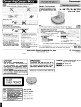 Panasonic SLSX221 Operating instructions