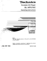 Panasonic SLXP570C Operating instructions