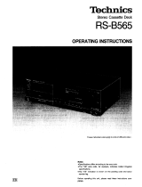 Panasonic RSB565 Owner's manual