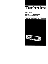 Panasonic RSM260 Owner's manual