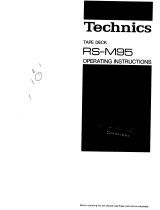 Panasonic RSM95 Operating instructions