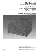Panasonic RSX101 Operating instructions
