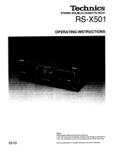 Panasonic RSX501 Owner's manual
