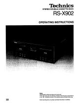 Panasonic RSX902 Owner's manual