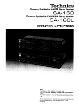 Panasonic SA160L Owner's manual