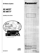 Panasonic SCAK27 Operating instructions