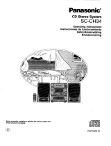 Panasonic SCCH34 Owner's manual