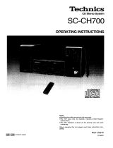 Panasonic SCCH700 Owner's manual