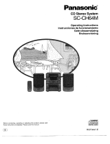 Panasonic SCCH64M Owner's manual