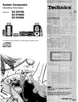 Technics SCEH580 Owner's manual