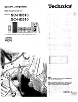 Panasonic SCHD510 Owner's manual