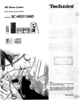 Panasonic SCHD515MD Owner's manual