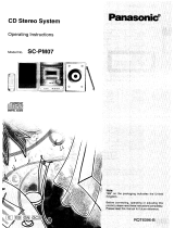 Panasonic sc pm 07 Owner's manual