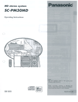 Panasonic sc pm 30 md Owner's manual