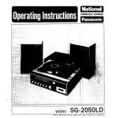 Panasonic SG2050 Operating instructions