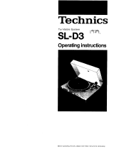 Panasonic SLD3 Owner's manual